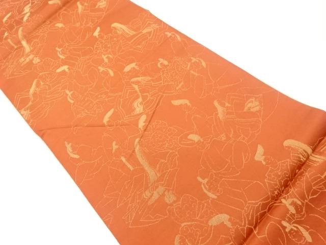古代人物模様織出しリバーシブル全通袋帯【リサイクル】【中古】【着】 宗sou(prc) 7,459円