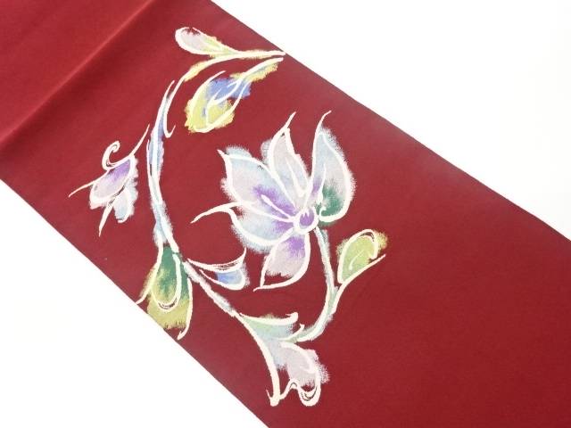 綴れ花模様織出し名古屋帯【リサイクル】【中古】【着】 宗sou(prc)