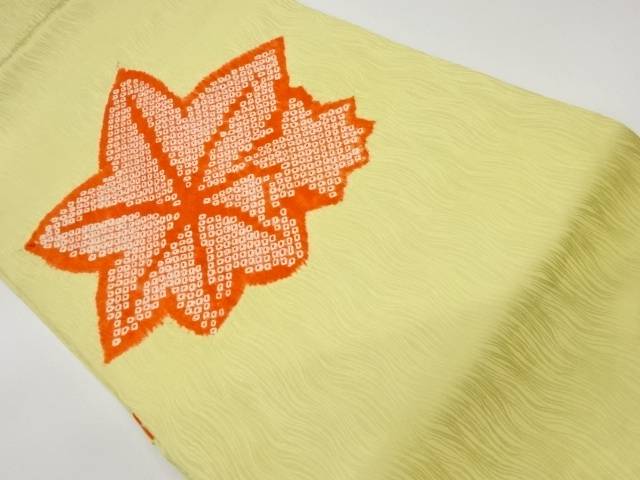絞り紅葉模様名古屋帯【リサイクル】【中古】【着】 宗sou(prc)