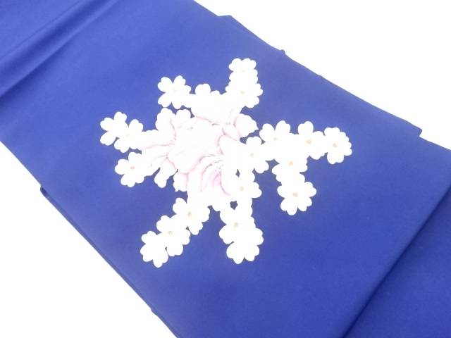 塩瀬金彩花々模様名古屋帯【リサイクル】【中古】【着】 宗sou(prc)