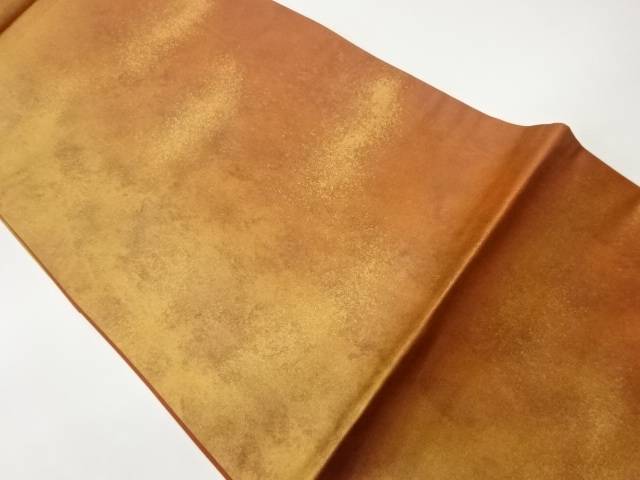引箔抽象模様袋帯【中古】【着】 宗sou