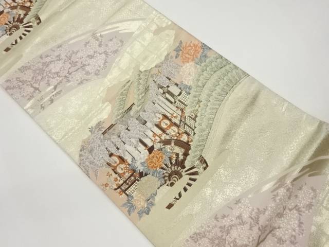 古都祭礼文織出し袋帯【中古】【着】 宗sou
