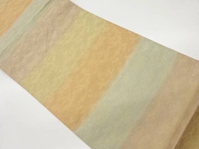 砂子綴れ横段模様全通袋帯【中古】【着】 宗sou