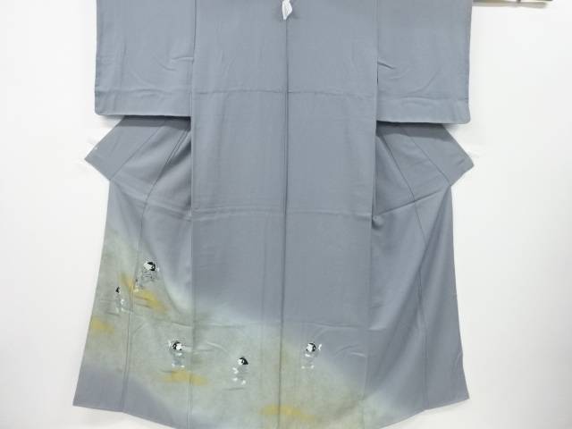 童女模様刺繍一つ紋色留袖【リサイクル】【中古】【着】 宗sou
