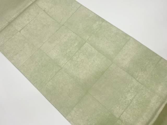金彩色紙に抽象模様袋帯【中古】【着】 宗sou