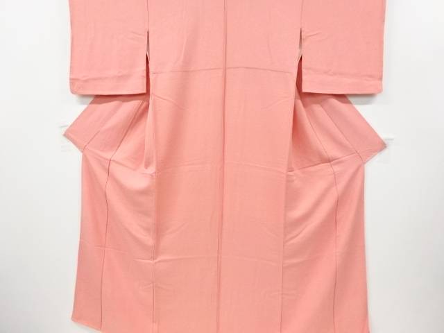 織柄色無地着物【リサイクル】【中古】【着】 宗sou