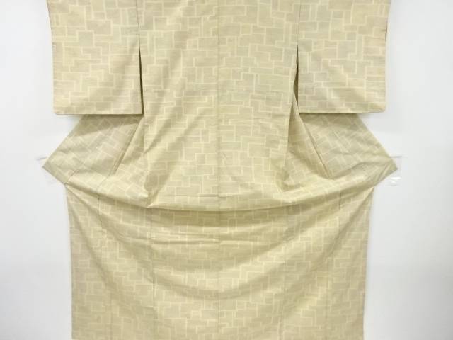 抽象模様織り出し西陣お召着物【中古】【着】 宗sou