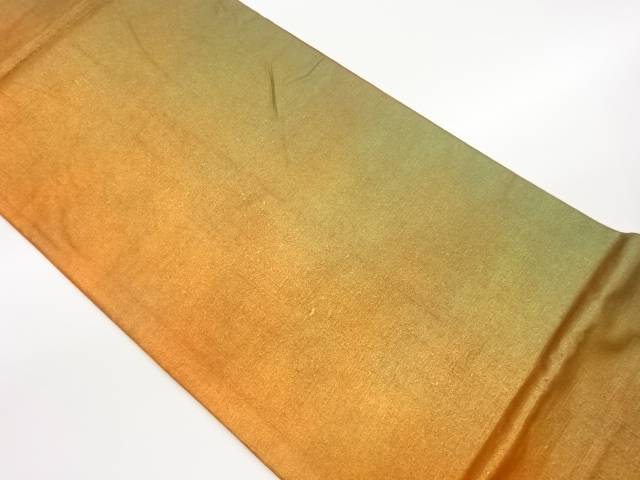 手織り紬抽象模様全通袋帯【中古】【着】 宗sou