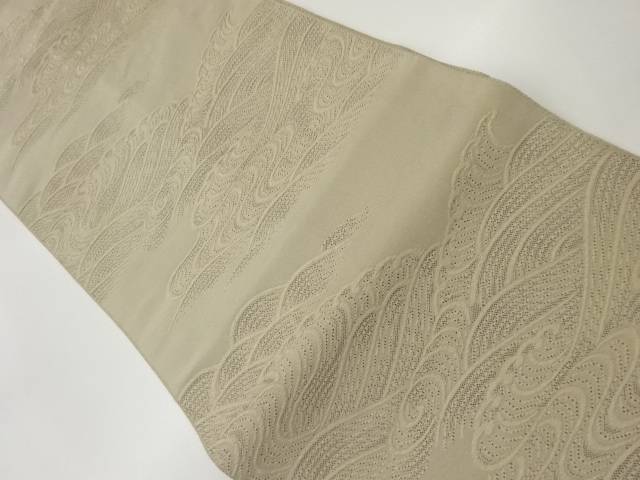 綴れ荒波模様織出し名古屋帯【中古】【着】 宗sou