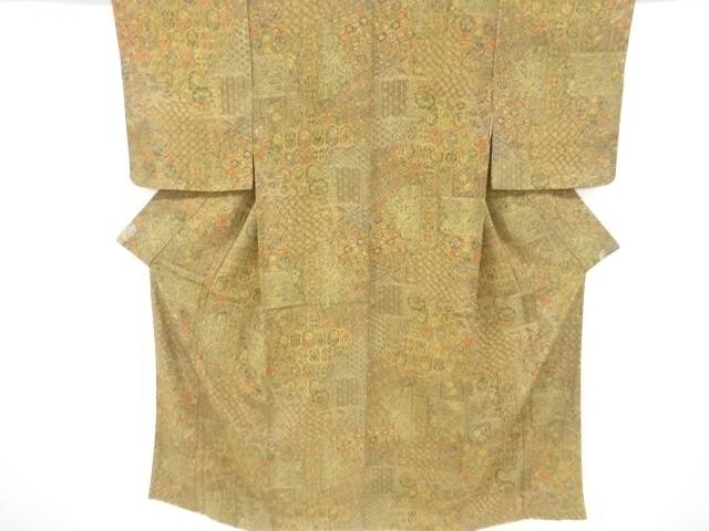 花古典柄小紋着物【中古】【着】 宗sou