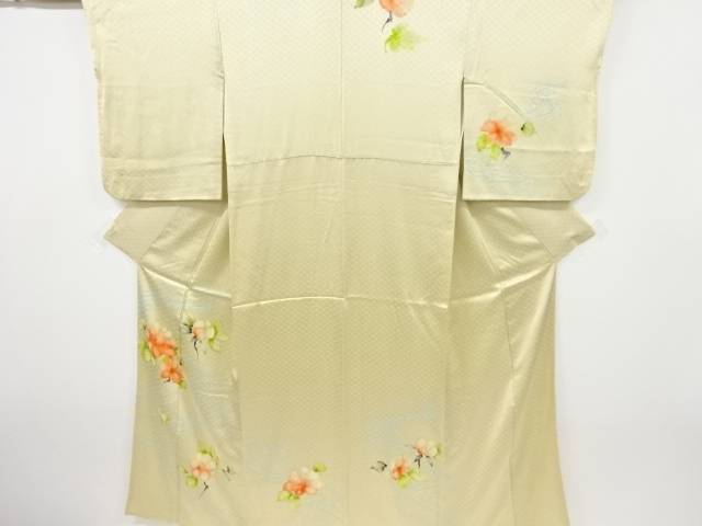 絞り流水に草花模様訪問着【中古】【着】 宗sou