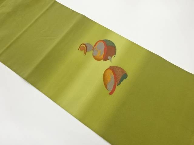 綴れ抽象模様織出し名古屋帯【中古】【着】 宗sou