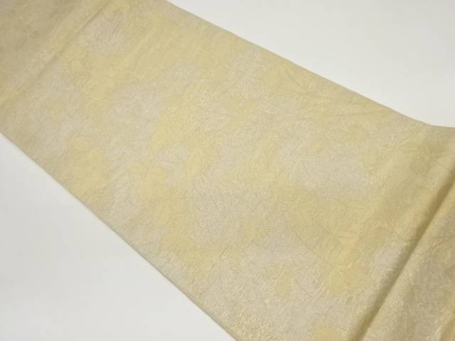 紗 草模様織出し全通袋帯【中古】【着】 宗sou 21,400円