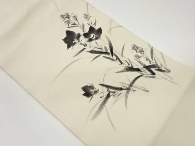 手描き桔梗模様名古屋帯【中古】【着】 宗sou 21,400円