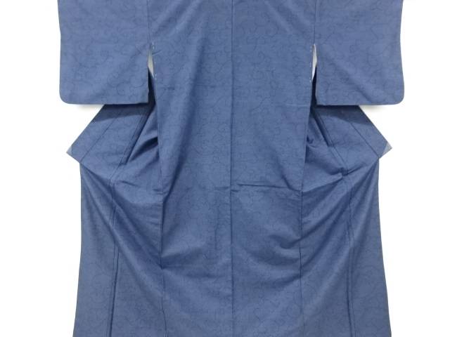 唐草模様御十日町紬着物【中古】【着】 宗sou