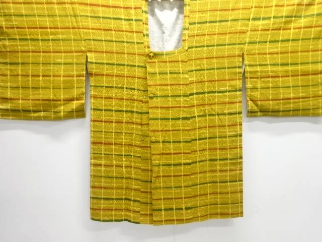 格子模様道行コート【中古】【着】 宗sou