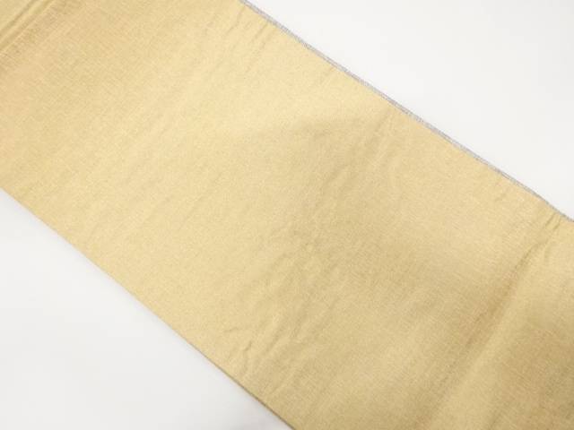 変わり小格子模様織り出し　リバーシブル全通袋帯【中古】【着】 宗sou