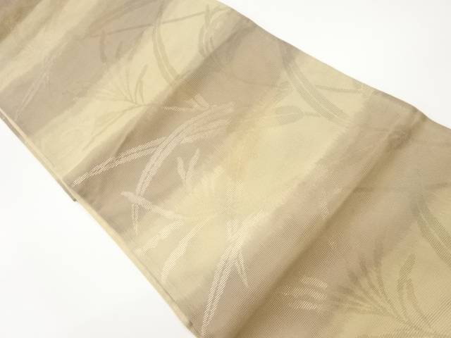絽横段に芒模様織出し袋帯【中古】【着】 宗sou