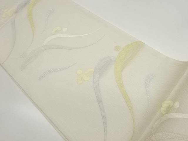 荒波模様織出し夏用袋帯【中古】【着】 宗sou 17,228円