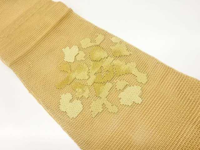 抽象模様織出し夏用名古屋帯【中古】【着】 宗sou|お茶道具・着物 【宗 sou】