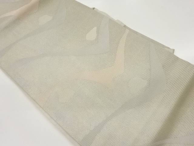 絽抽象模様織出し名古屋帯【中古】【着】 宗sou 9,450円