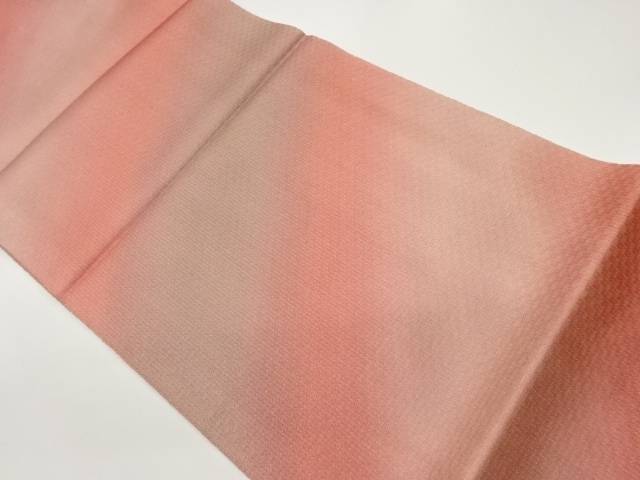 金通し斜線模様暈し全通袋帯【中古】【着】 宗sou