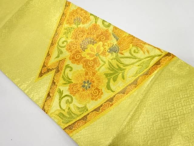 佐賀錦　花鳥模様織り出し名古屋帯【中古】【着】 宗sou