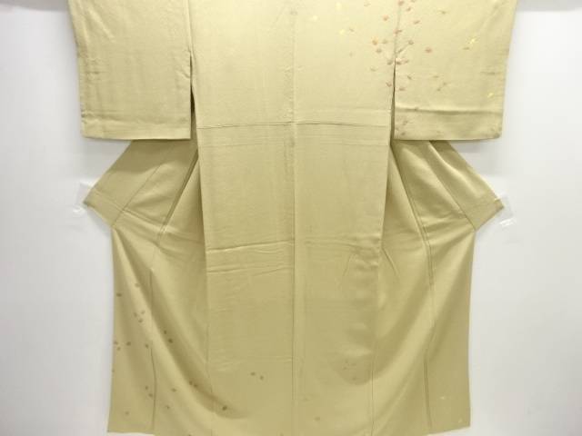 絞り花びら散らし広告飾りつけ一往紋短い訪問着【中古】【着】 宗sou