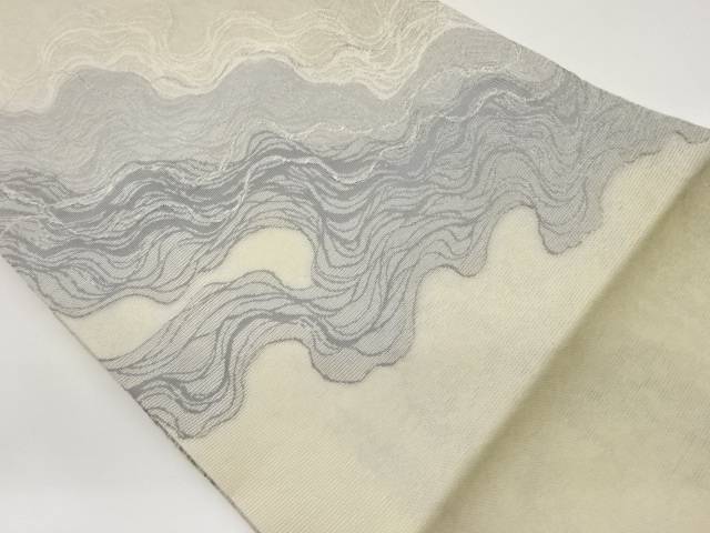 紗 霞模様織出し名古屋帯【中古】【着】 宗sou|お茶道具・着物 【宗 sou】