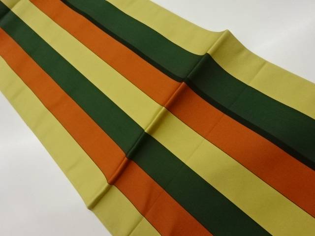 綴れ縞模様織出し全通袋帯【中古】【着】 宗sou