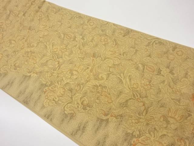 ふくれ織花唐草模様織出し袋帯【中古】【着】【袋帯】 宗sou 15,408円