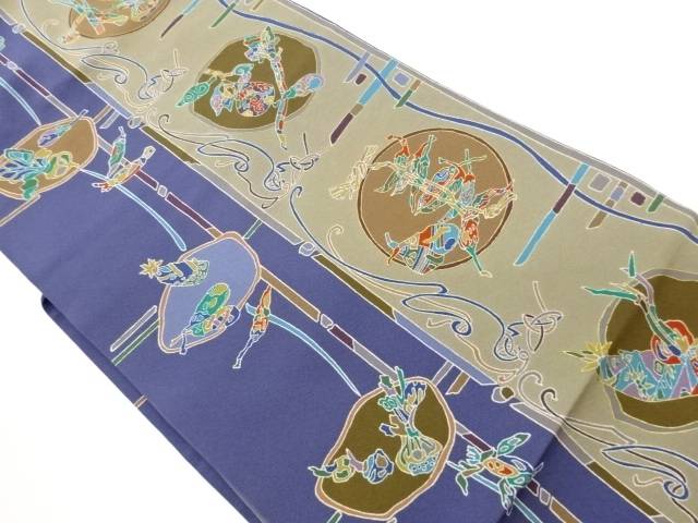 金彩野菜に抽象模様名古屋帯【中古】【着】【名古屋帯】 宗sou｜お茶道具・着物　【宗 sou】 20,952円