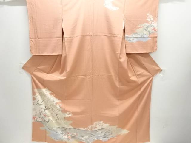 四季草花に群鶴模様訪問着【中古】【着】【訪問着・付下げ】 宗sou 11,289円