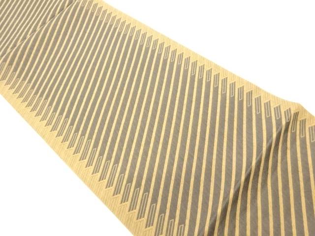 斜線模様織出し全通洒落袋帯【中古】【着】【袋帯】 宗sou