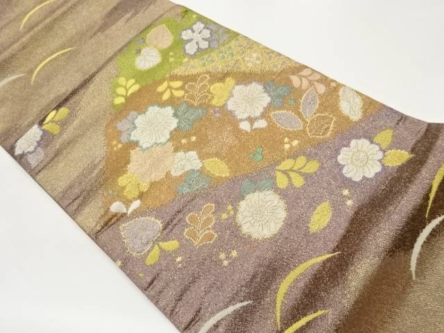 辻ヶ花模様織出し袋帯【中古】【着】【袋帯】 宗sou