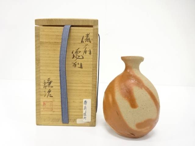 備前焼 山下譲治造 徳利【中古】【道】 宗sou