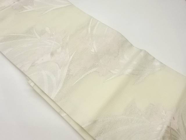 絽草花模様織出し名古屋帯【中古】【着】【名古屋帯】 宗sou 10,508円
