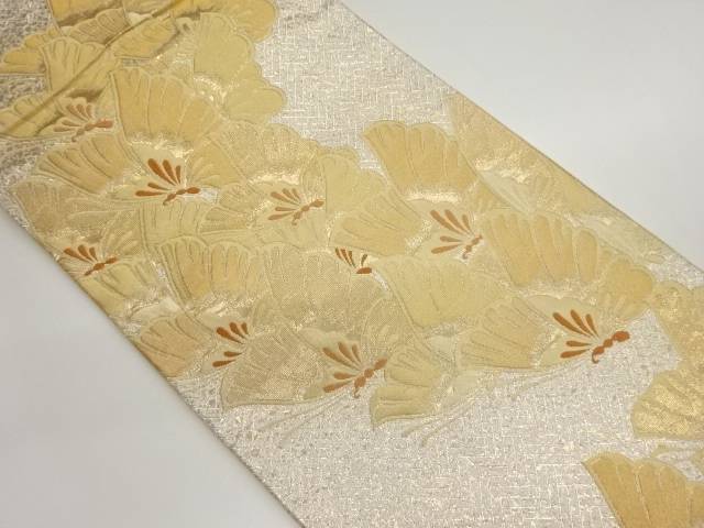 作家物　蝶尽くし模様織出し袋帯【中古】【着】【袋帯】 宗sou