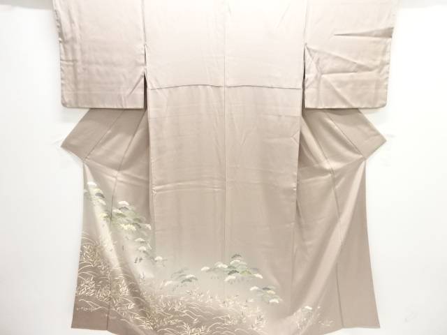 浜辺風景模様刺繍一つ紋色留袖【中古】【着】【留袖】 宗sou