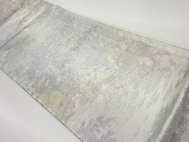 プラチナ箔京百景嵯峨野模様織出し袋帯【中古】【着】【袋帯】 宗sou｜お茶道具・着物　【宗 sou】