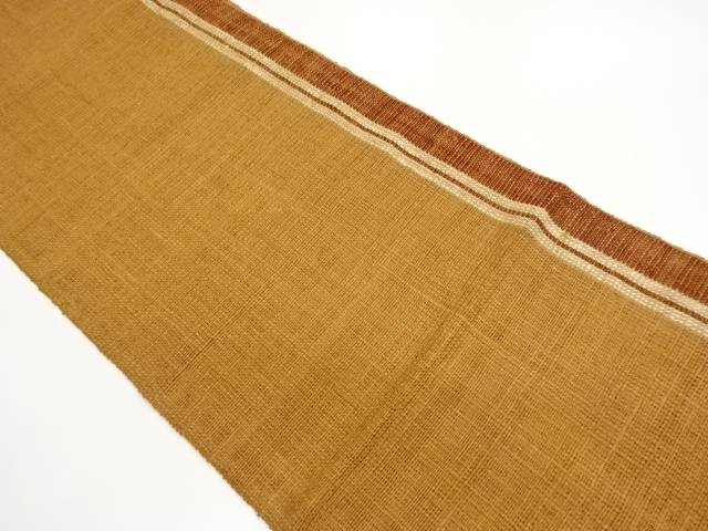 紗紬縞模様織出し名古屋帯【中古】【着】【名古屋帯】 宗sou|お茶道具・着物 【宗 sou】