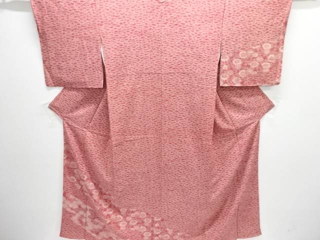 芝草に菊模様訪問着【中古】【着】【訪問着・付下げ】 宗sou