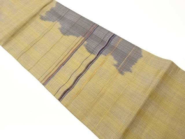抽象横線模様織出し袋帯【中古】【着】【袋帯】 宗sou｜お茶道具・着物　【宗 sou】
