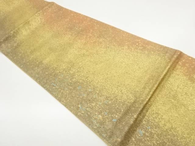 引箔抽象模様織出し袋帯【中古】【着】【袋帯】 宗sou