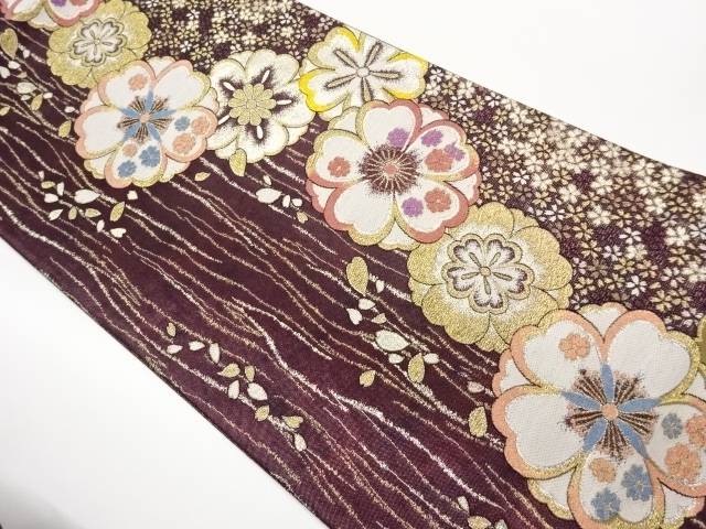 桜尽くし模様織出し袋帯【中古】【着】【袋帯】 宗sou 17,700円