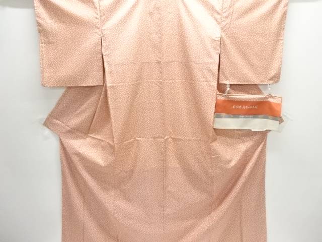 草花模様本場大島紬着物（染）【中古】【着】【紬・お召し】 宗sou