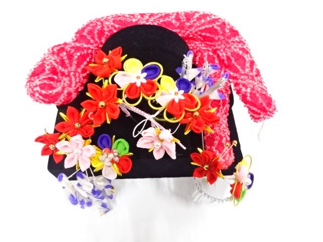 つまみ細工　びらびら髪飾りセット【アンティーク】【中古】【着】【その他】 宗sou