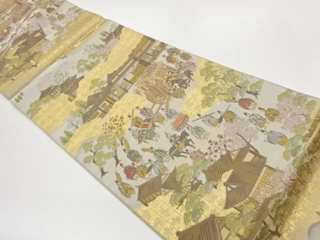 路頭の儀模様織出し袋帯【中古】【着】【袋帯】 宗sou