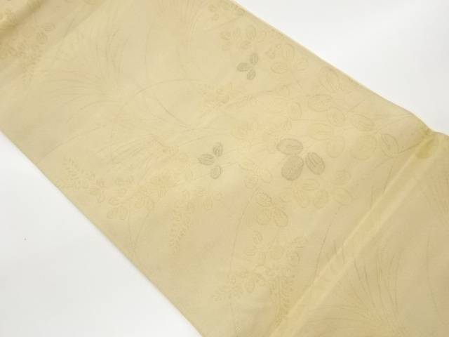 紗 萩模様織出し袋帯【中古】【着】【袋帯】 宗sou