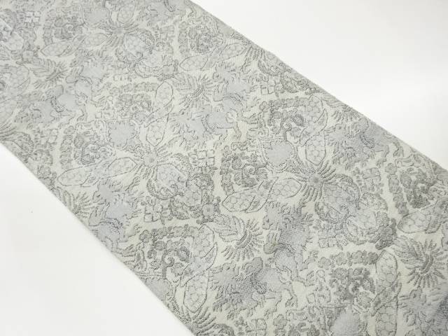 動物・花葉・抽象模様織出し名古屋帯【中古】【着】【名古屋帯】 宗sou 9,198円